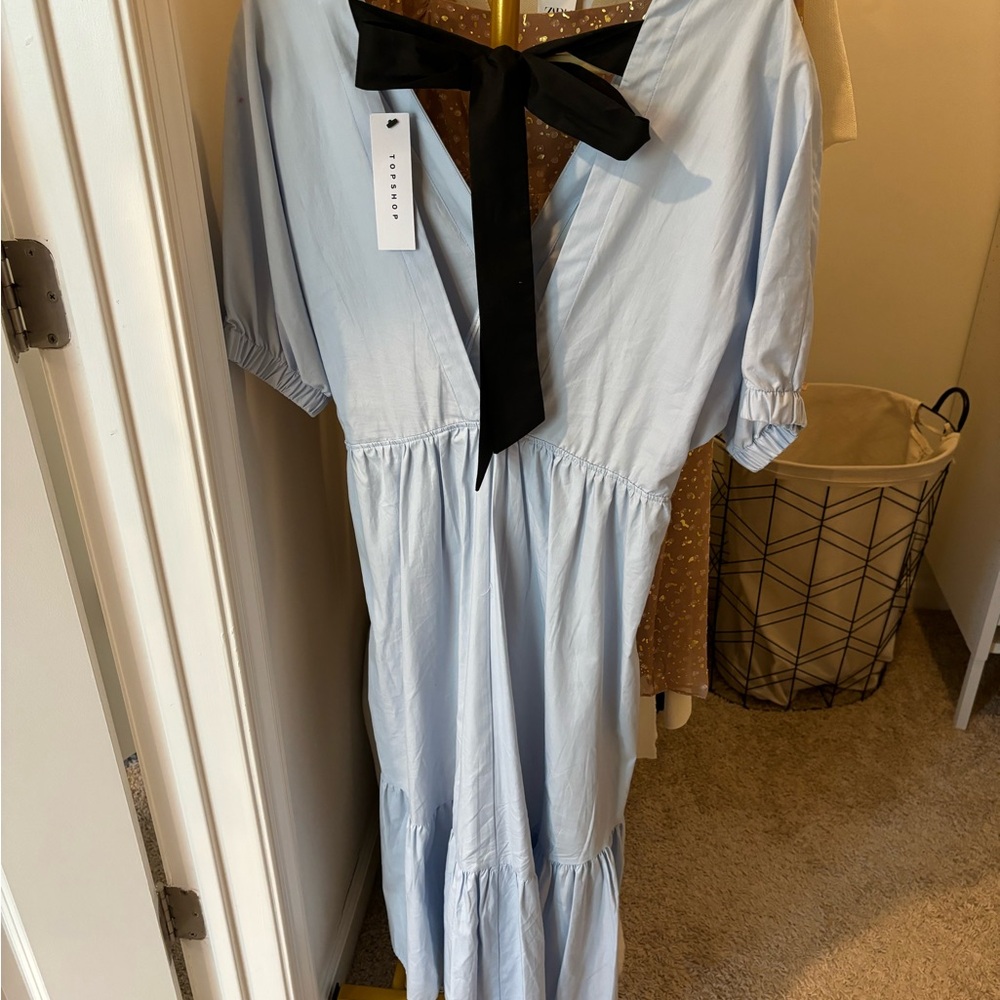 Top Shop Blue Dress